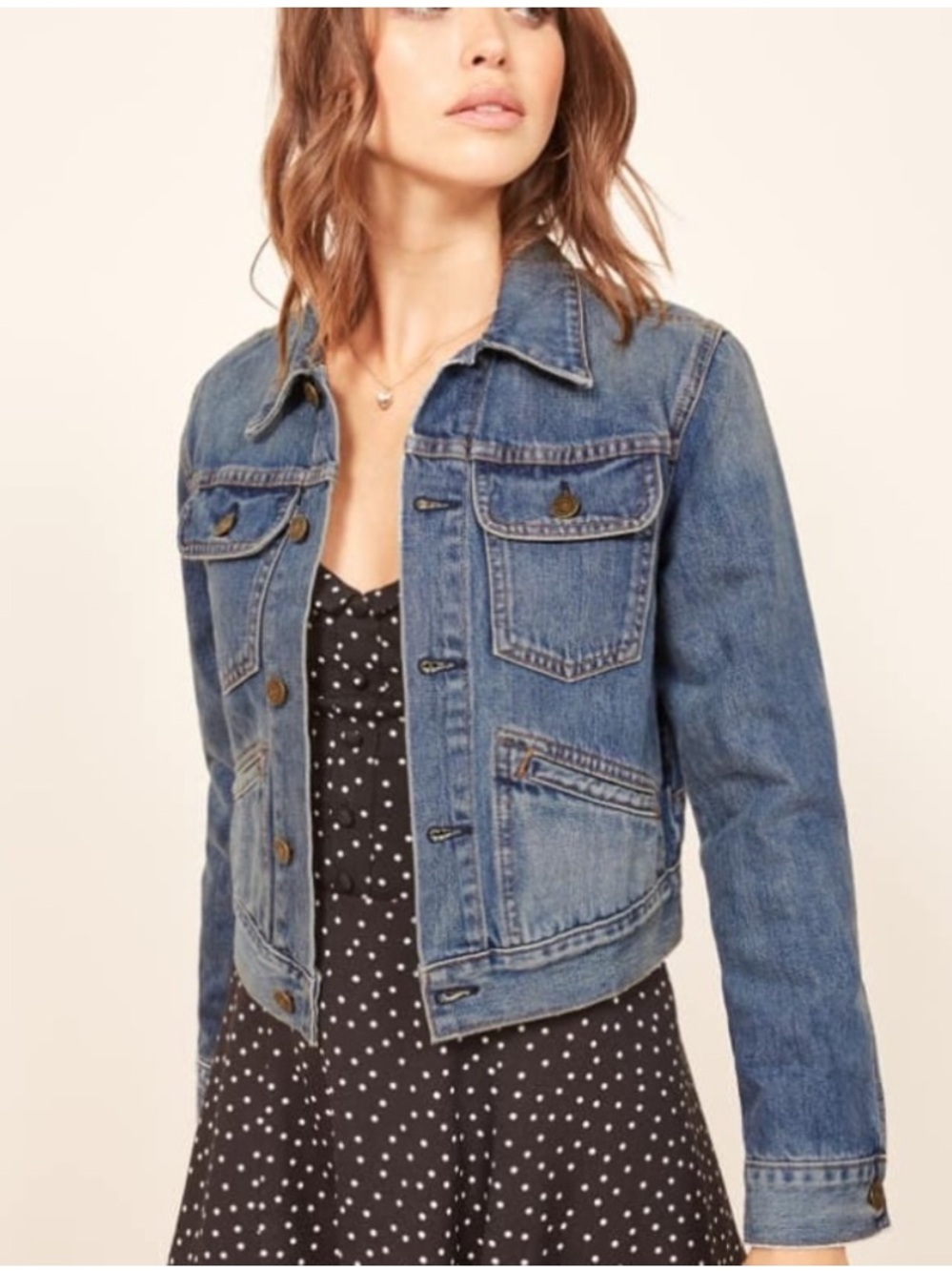 Reformation Dixon Denim Jean Jacket Size S